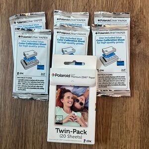 80 Polaroid 2x3 premium ZINK paper